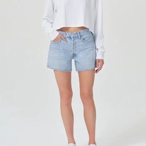 AGOLDE Parker Long Denim Short - 30